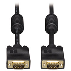 VGA Monitor Cable, 6FT, HD15 Male, Black