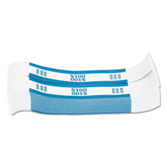 Currency Strap, 100 Dollars, 1000/PK, Blue