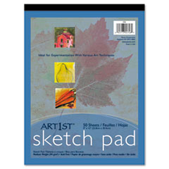 Pacon  Sketch Pad, Medium Weight, Acid-free, 9"x12", 50 Sheets