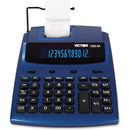 12-Dgt Calculator,Antimicrobial,2 Clr Print,7-1/2"x9-1/2"x2"