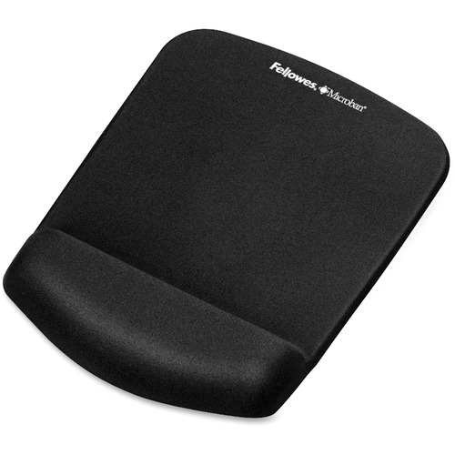 Mouse Pad/Wrist Rest w/Foam Fusion,7-1/4"x9-3/8"x1",Black