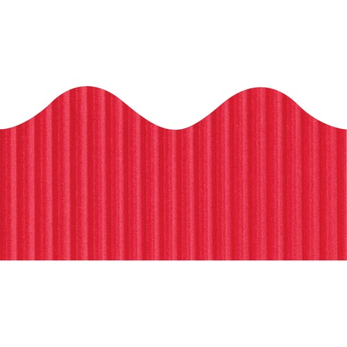 BORDER,2.25"X50',FLAME RED