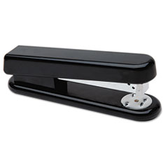 Standard Desk Stapler, 20-Sheet Cap, Full Strip, Black