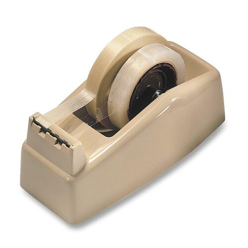Heavy-Duty 2 Roll Dispenser, Up To 2" wide, Weighted, Beige