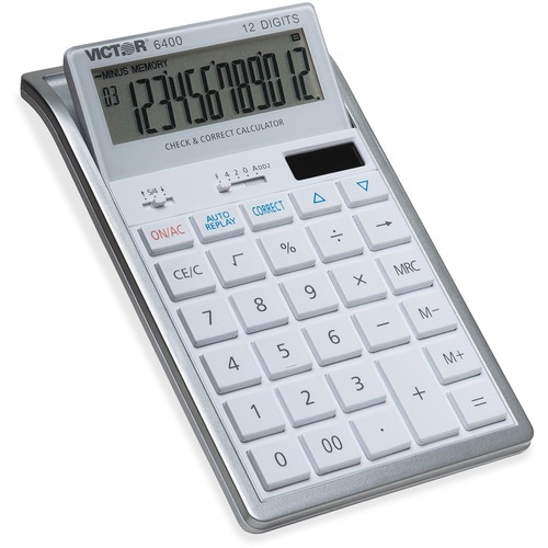 12-Digit Desktop Calculator, White