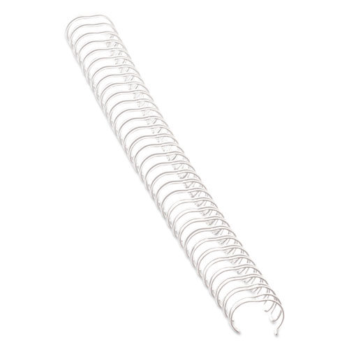 Double-loop Wire-binding Combs, 1/4", 25/PK, White