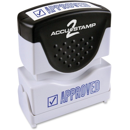 Accustamp Shutter, "Approved", Blue