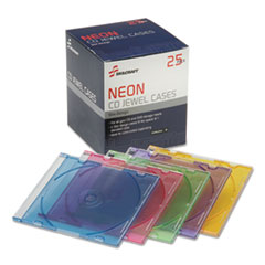 5547682, Slim CD/DVD Cases, Plastic, 25/