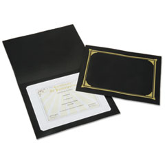 Certificate/Document Cover, Gold Foil St