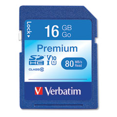 96808, MEMORY,CARD,SDHC,16GB,BK, VER9680