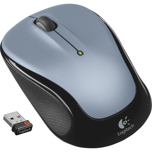 Wireless Laser Mouse, 2-1/2"x-4-1/2"x1-3/4", Silver