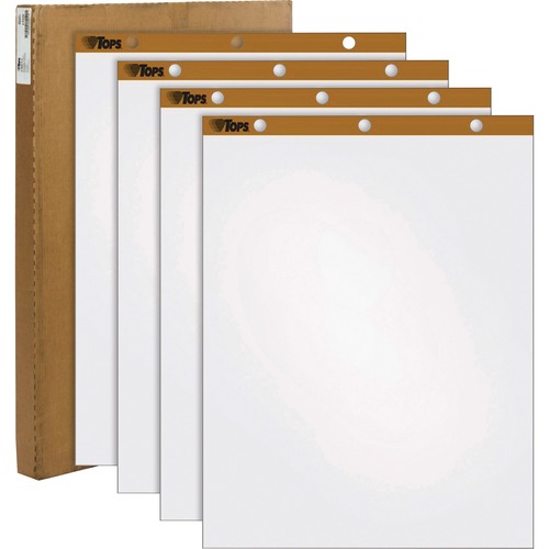 Easel Pad, Plain Ruled, 50 Sheets, 27"x34", 4/CT, WE