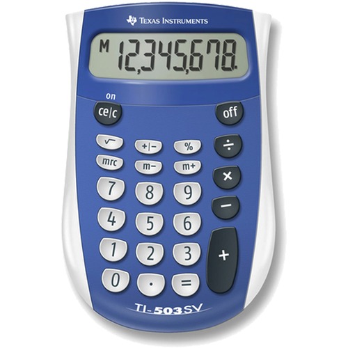 8-Digits Handheld Calculator,3-1/10"x4-4/5"x7/10",BE/GY