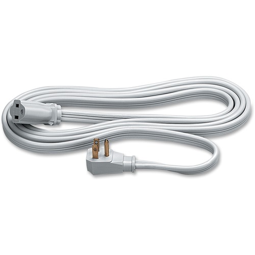 Heavy-Duty Outlet Cord, 14 Gauge, 15 Amp, 9', Gray
