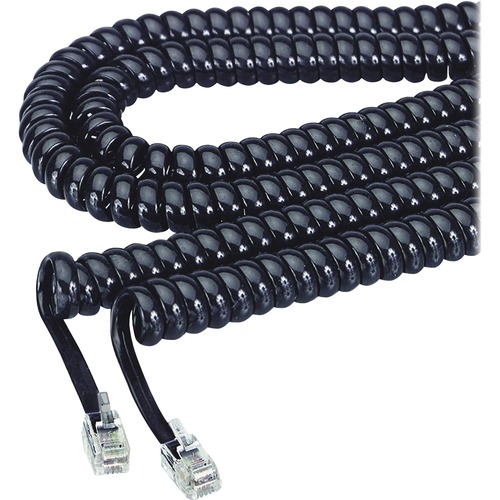 12' Handset Cord, Black