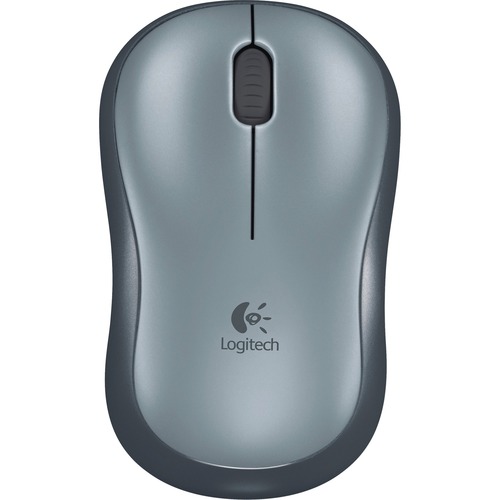 Wireless Mouse, 2-1/2"4-1/2"x1-3/4", Black/Silver