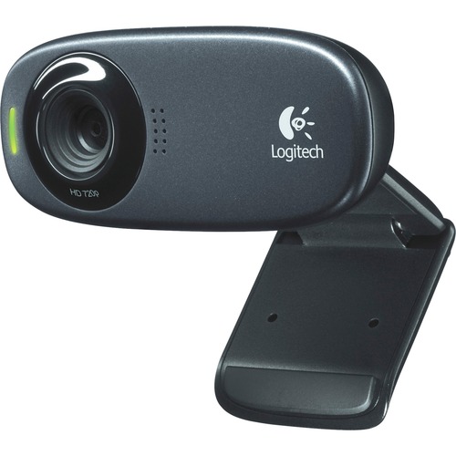 HD Webcam, w/ Microphone, 5.0MP Phtos, Black