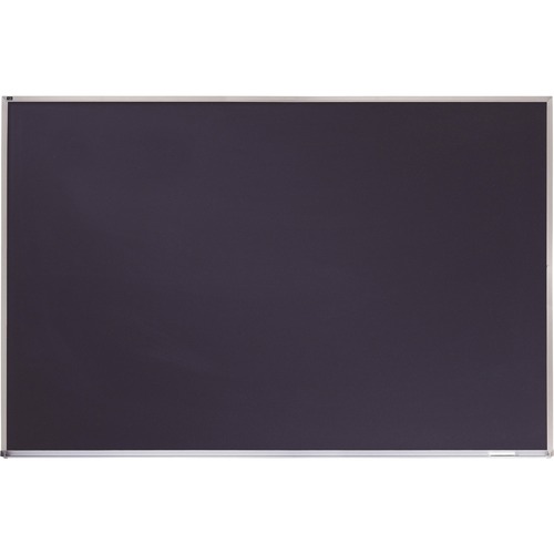 Quartet  Chalk Board, Porcelain, Aluminum Frame, 3'x4', Black