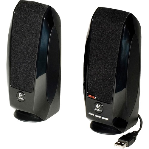 Digital Speaker System, USB 2.0, Volume Control, Black