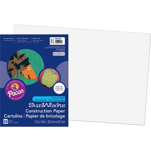PAPER,CNST,12X18,50PK,BRW