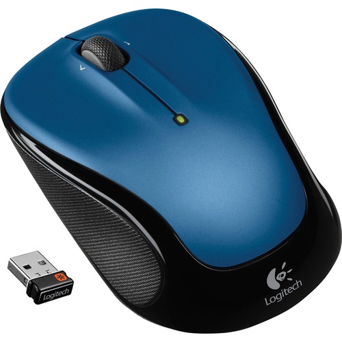 Wireless Laser Mouse, 2-1/2"x-4-1/2"x1-3/4", Blue