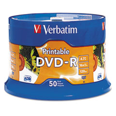 DISC,DVD-R,16X,IJ,50PK,WH
