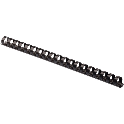 Plastic Comb Bindings, 5/8" Capacity, Black
