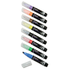 Dry-eraser Markers, Chisel Tip, Low-odor, 8/PK, Assorted