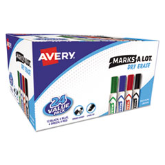 98188, MARKER,DRY ERSE 24PK,AST, AVE9818