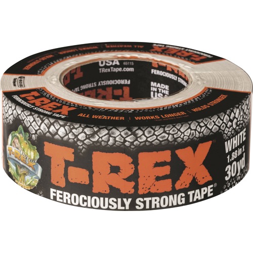 Duck Brand  Duct Tape, All-Weather, UV-Resistant, 1-22/25"Wx90'L, White