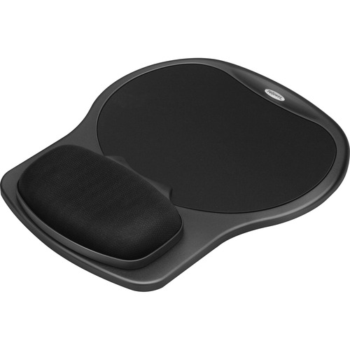 Gel Mouse Pad,w/ Wristrest,10"x12"x1-1/2",Texture/Black