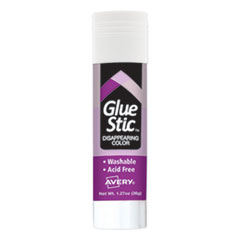 Glue Stic, Dries Clear, Permanent, 1.27 oz, Purple