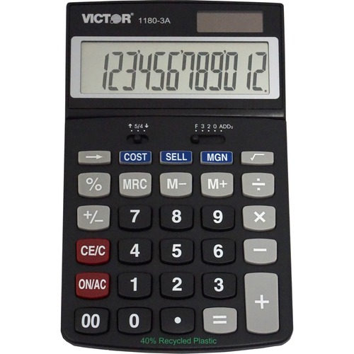 12-Digit Business Analyst Calculator,4"x6-1/2"x1-1/8",Black