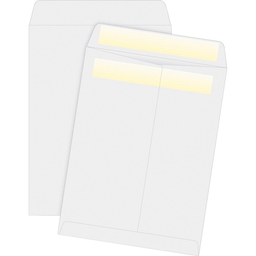 Business Source  Catalog Envelopes,Press/Seal,28lb,10"x13",100/BX,WE Wove