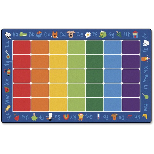 Carpets for Kids  Seating Rug, Fun With Phonics, Rectangle, 8'4"x13'4"