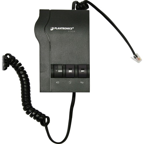 Universal Headset Amplifier,Mute Control,Quick Disconnect,BK