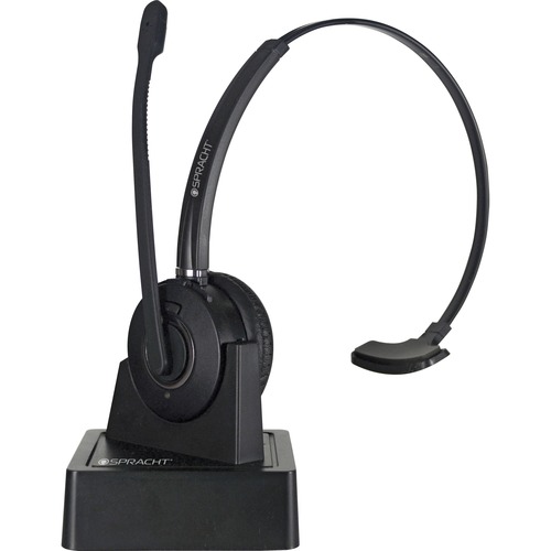 Headset, Bluetooth, 6-1/2"Wx3"Wx7-3/4"H, Black