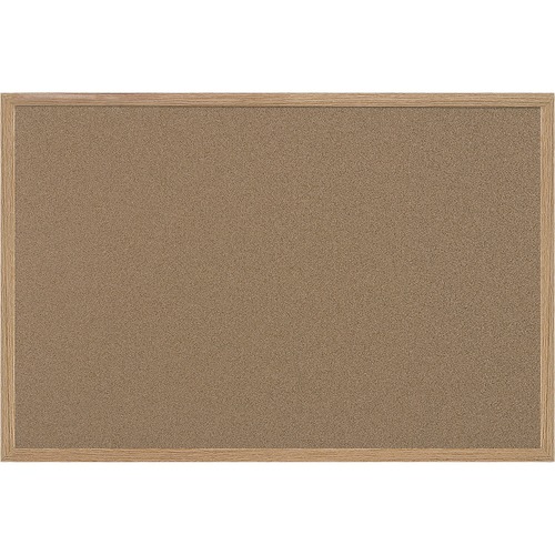 Cork Board, w/ MDF Frame, 4'x6', Brown