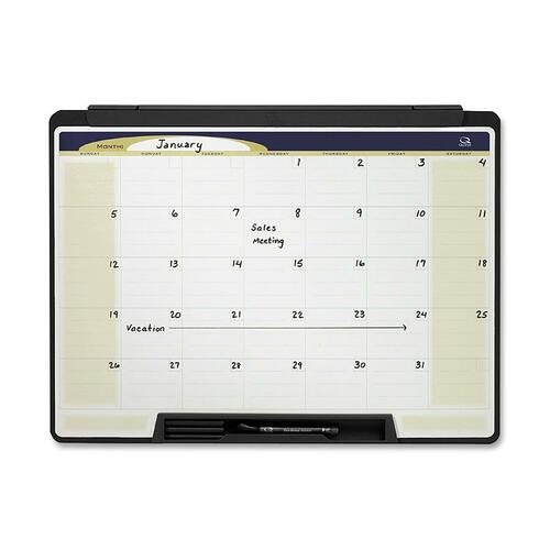 Dry-Erase Calendar,Includes Dry Erase Marker/Eraser,24"x18"