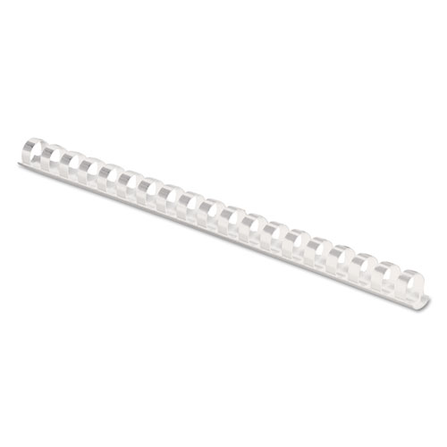Plastic Comb Bindings, 3/8", 55 Sheet Capacity,100/PK,WE
