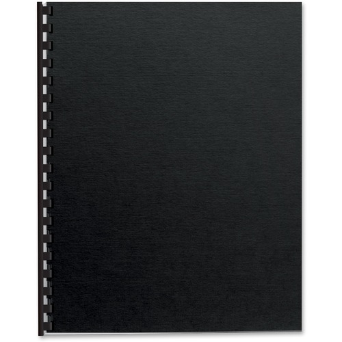 Presentation Covers, Plain, Letter,8-1/2"x11", 25/PK, Black