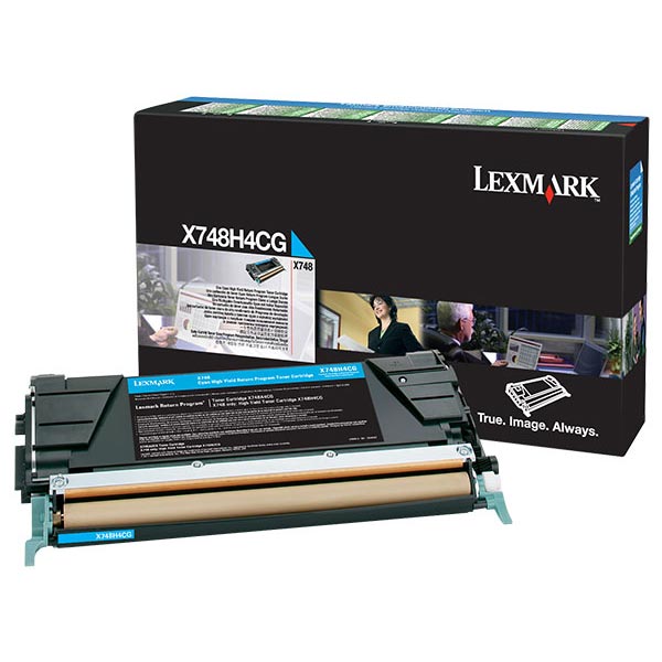 Lexmark High Yield Cyan Return Program Toner Cartridge for US Government (10,000