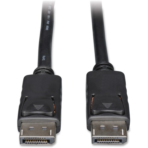 Displayport Cable w/Latches, 15ft, Black