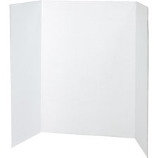Single Walled Presentation Board,Tri-fold,48"x36",24/CT,AST