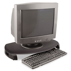 Kantek  Monitor Stand, w/ Keyboard Storage, 23"x13-1/4"x3", Black
