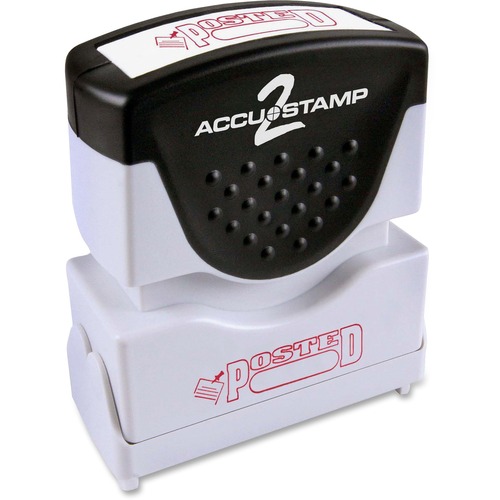 Accustamp Shutter, "Posted", Red
