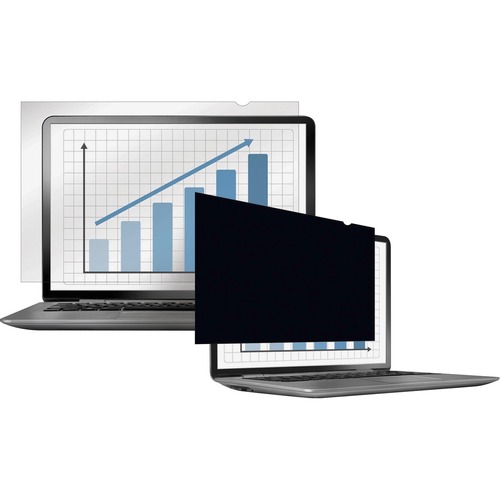Fellowes  Privacy Filter, Blackout, 12.5" Wide-screen, 16:9, Black